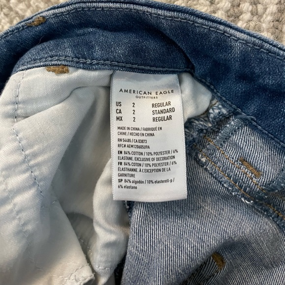 AEO Dream Jean Curvy Hi Rise Jegging Crop - Picture 6 of 8